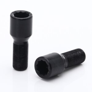 Black Internal Drive Wheel Bolts M14x1.5 (Pack of 20)