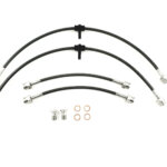HEL Performance braided brake lines for Hyundai i30 N (2017–), black