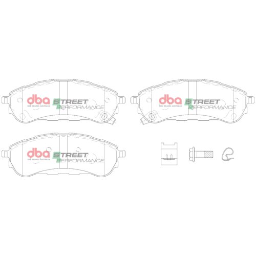 DBA SP rear brake pads for Ford Everest