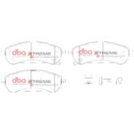 DBA XP rear brake pads for Ford Everest
