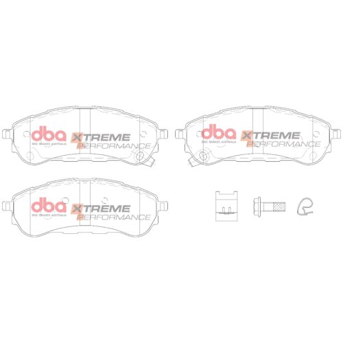 DBA XP rear brake pads for Ford Everest