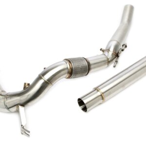 TC downpipe without catalytic converter, two-piece, with OPF – for VAG 2.0 TSI EA888 Gen4 quattro/4Motion (Golf VIII R, S3 8Y, Cupra Leon/Formentor 4Drive)