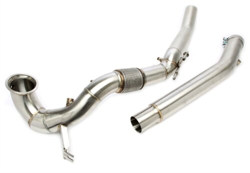 TC Downpipe bez katalizatora, dvodijelni, s OPF – za VAG 2.0 TSI EA888 Gen4 quattro/4Motion (Golf VIII R, S3 8Y, Cupra Leon/Formentor 4Drive)