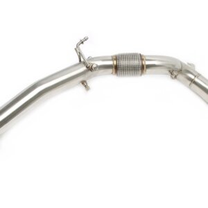 TC downpipe without catalytic converter, with OPF – for VAG 2.0 TSI EA888 Gen4 with front-wheel drive (Golf VIII GTI/Clubsport, Octavia RS NX, Formentor, TT 8S)