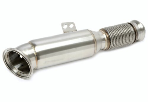 TC downpipe without catalytic converter, for models with GPF – for BMW B58 Gen2 (M240i G42, M340i G20, 540i G30, Z4 M40i G29, 840i) and Toyota Supra A91
