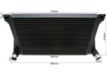 TC intercooler 640×410×65 mm, priključak 70 mm – za VAG 1.8/2.0 TFSI MQB (Golf VII GTI/R, S3 8V, Leon Cupra, Octavia RS, 2012–2019)