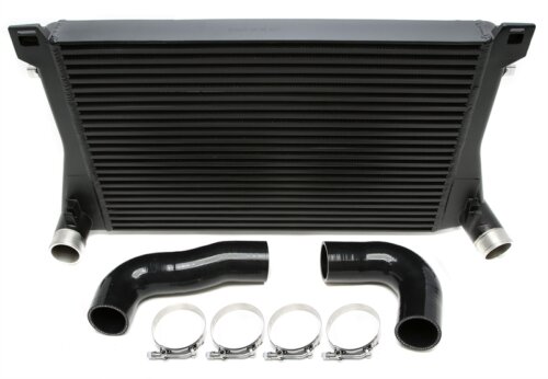 TC intercooler 640×410×65 mm with offset fins – for VAG 1.8/2.0 TFSI MQB (Golf VII GTI/R, S3 8V, Leon Cupra, Octavia RS, 2012–2019)
