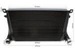 TC intercooler komplet 630×440×60 mm – za VAG 2.0 TSI EA888 Gen4 (Golf VIII GTI/Clubsport/R, S3 8Y, Cupra Leon/Formentor, Octavia RS NX, Arteon R)