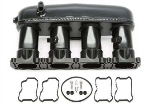 TC intake manifold, black – for VAG 2.0 TFSI EA888 Gen3 MQB (Golf VII GTI/R, S3/RS3 8V, TT, Leon Cupra, Octavia RS)