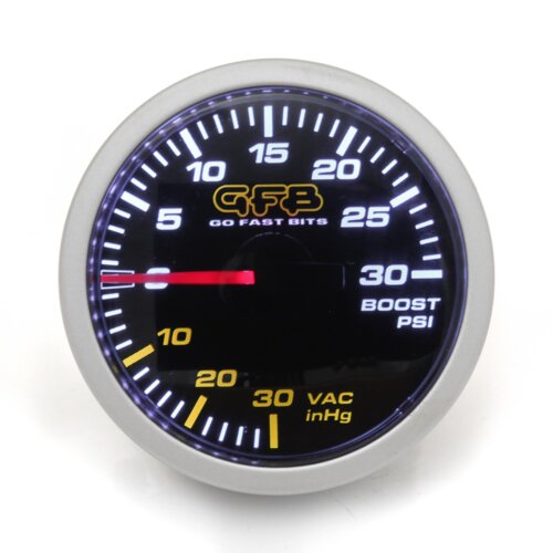 GFB 52 mm, 30 psi boost pressure gauge