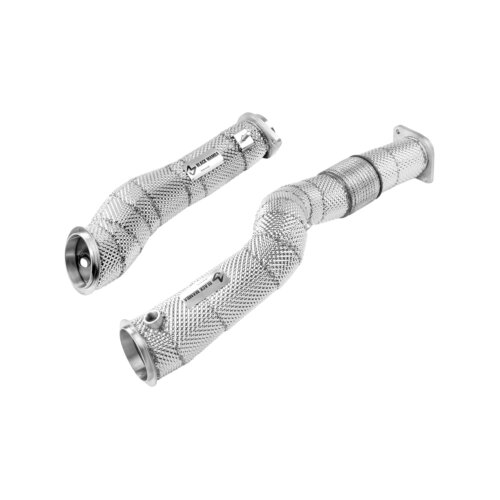 Black Mamba decat downpipe with shield for BMW M3 G80/M4 G8X