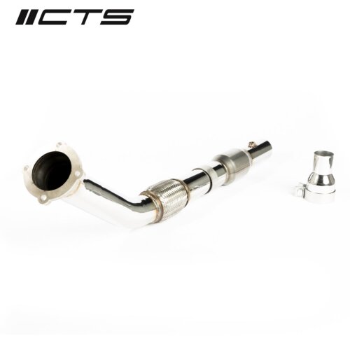CTS Turbo downpipe with high-flow catalyst for VW Golf IV/Jetta IV 1.8T