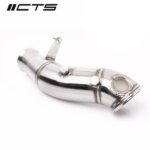 CTS Turbo downpipe for BMW N55 with electric wastegate