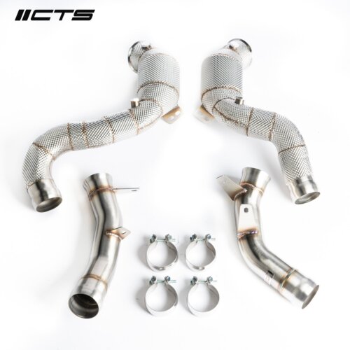 CTS Turbo downpipe s visokoprotočnim katalizatorima za Mercedes-AMG GT X290/E63 W213