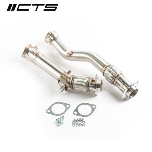 CTS Turbo downpipes without heat wrap for BMW X3M/X4M F97/G01, F98/G02