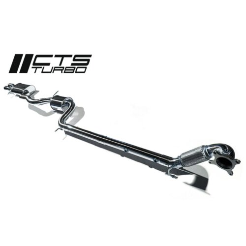 CTS Turbo turbo-back exhaust with high-flow cat for Volkswagen Jetta GLI MK6