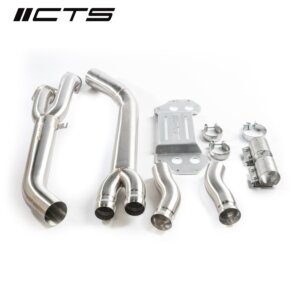 CTS Turbo single mid pipe with brace for BMW M3/M4 G80/G82/G83