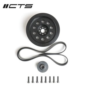 CTS Turbo dual pulley upgrade kit for Audi 3.0T V6, 180 mm