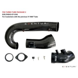 Eventuri V3 carbon turbo intake hose for Honda Civic Type R FK8
