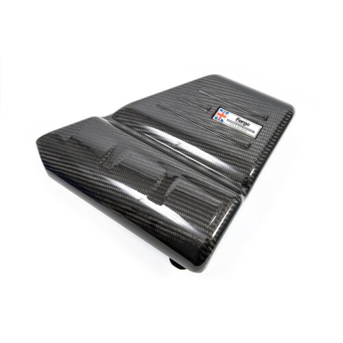 Forge Motorsport carbon fibre engine cover for Abarth 500/595/695