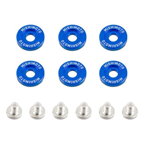 Mishimoto fender washers M6 x 1.0, 20 mm blue