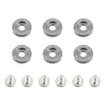 Mishimoto M6 x 1.0 fender washers, gunmetal, 20 mm