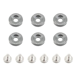 Mishimoto podloške za blatobrane M6 x 1,0, gunmetal, 20 mm