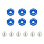 Mishimoto blue fender washers M6 x 1.0 16.7 mm