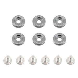 Mishimoto M6 x 1,0 podloške za blatobrane – gunmetal, 16,7 mm