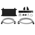 Mishimoto oil cooler kit for Nissan 370Z – black, non-thermostatic
