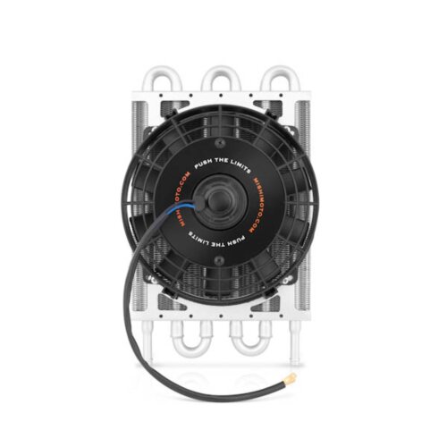 Mishimoto Heavy-Duty transmission cooler with electric fan