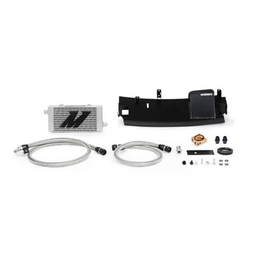 Mishimoto oil cooler for Ford Focus III RS – silver thermostatic version