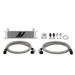 Mishimoto universal oil cooler – silver, non-thermostatic