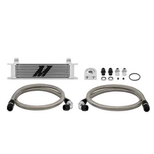 Mishimoto universal oil cooler – silver, non-thermostatic