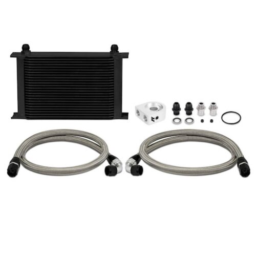 Mishimoto 25-row oil cooler kit, black, without thermostat
