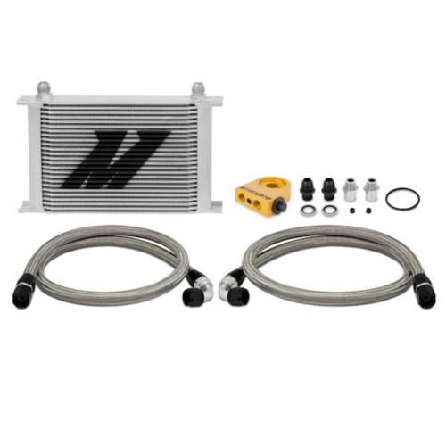 Mishimoto 25-row silver thermostatic oil cooler kit