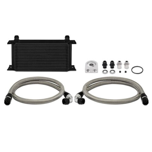 Mishimoto 19-row black non-thermostatic oil cooler