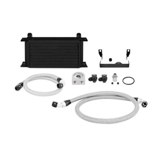 Mishimoto oil cooler kit for Subaru Impreza WRX/STI II GD/GG, black, without thermostat