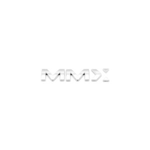 MMX chrome vehicle badge