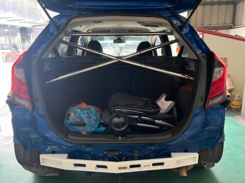 Ultra Racing rear chassis brace for Honda Jazz IV (GK)