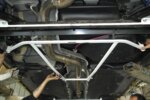 Ultra Racing rear lower chassis brace for Renault Clio IV RS