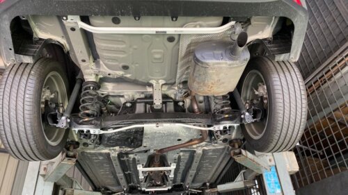Ultra Racing rear lower chassis brace for Toyota Corolla Cross XG10 1.8 2WD