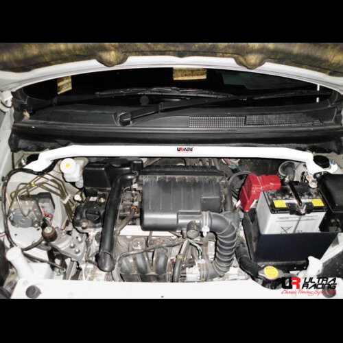 Ultra Racing front upper strut brace for Mitsubishi Attrage/Mirage 6th gen.