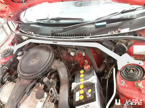 Ultra Racing front upper strut brace for Mazda 323 BF