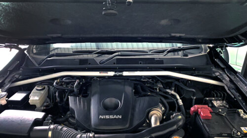 Ultra Racing front upper strut brace for Nissan Navara D23