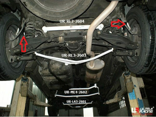 Ultra Racing rear anti-roll bar for Ssangyong Stavic/Rodius I 2.7D 4WD