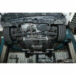 Ultra Racing mid lower chassis brace for Toyota Yaris III (XP130)