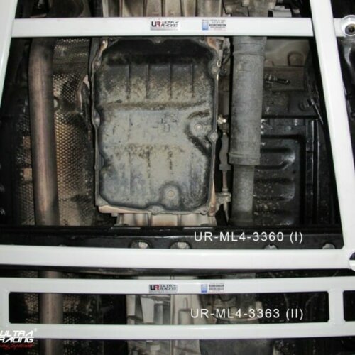 Ultra Racing mid lower chassis brace for Toyota Fortuner II (AN150)