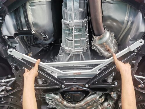 Ultra Racing front lower chassis brace for Toyota GR86 ZN8