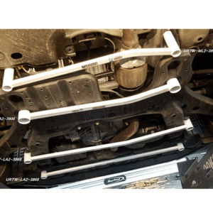 Ultra Racing 2-point mid lower chassis brace for Lexus RX IV AL20